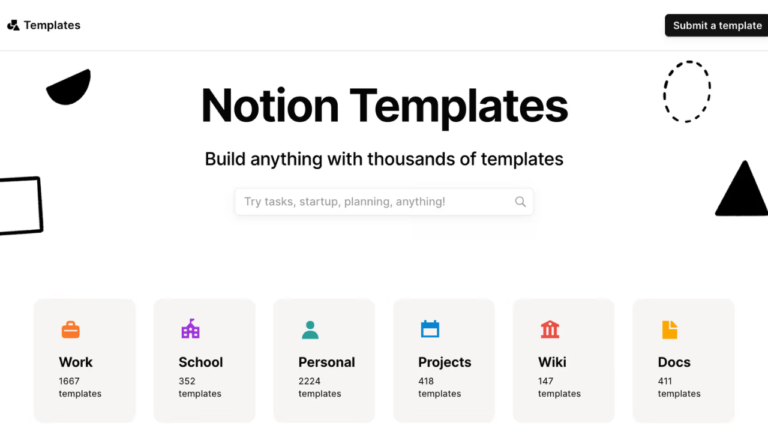 Plantillas Notion en español gratis y cómo elegir la correcta